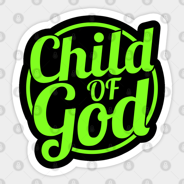 Child Of God Sticker by Plushism